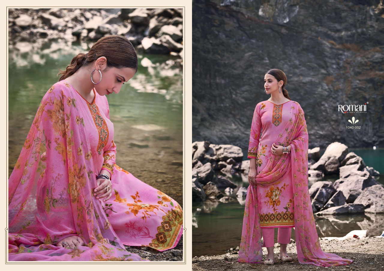 Romani Kiara 2 Cotton Fancy Ethnic Wear Ready Made Designer Dress Collection